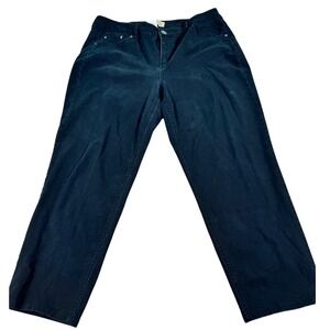 Classic Denim Stretch Jeans Black 18W Short Womens